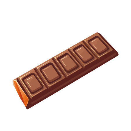 Indulgent chocolate bar, sweet temptationのイラスト素材