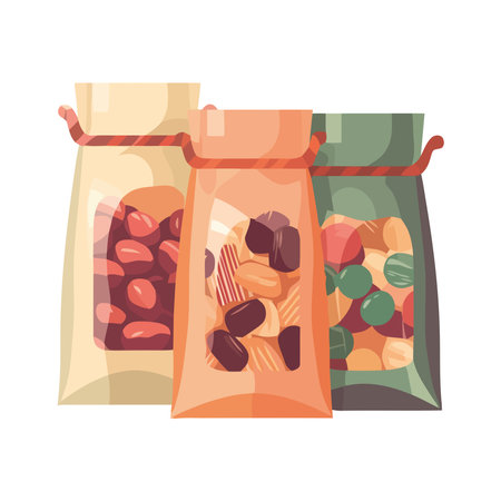 candies packaging of confectionery illustrationのイラスト素材