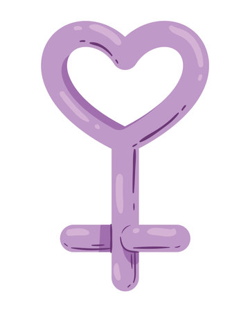 heart venus symbolのイラスト素材