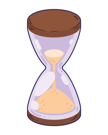 sandglass design illustrationのイラスト素材