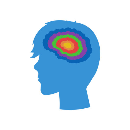 autism spectrum illustrationのイラスト素材