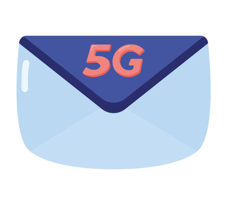 5G communication speedのイラスト素材