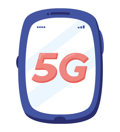 5G phone connectionのイラスト素材