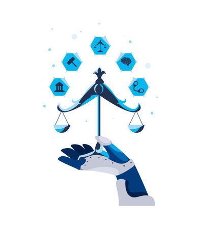 ethics regulations of artificial intelligenceのイラスト素材