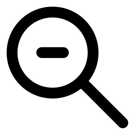 zoom out iconのイラスト素材