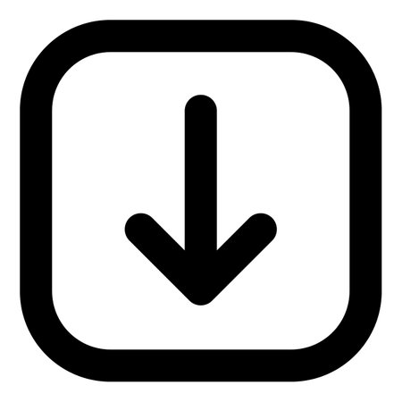 down arrow iconのイラスト素材