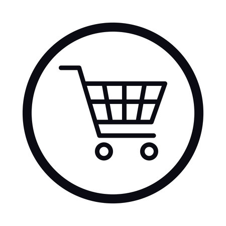 Shopping Cart Icons Set - E-commerce, Retail, Buy Symbolsのイラスト素材