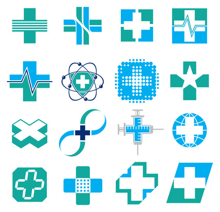 Set of Medical Concept Iconsのイラスト素材