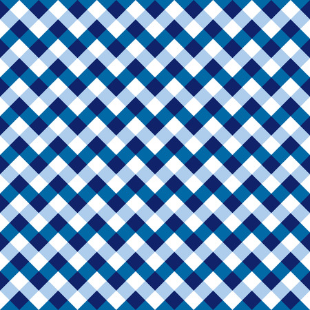 Seamless Checkered Chevron Fabric Pattern Textureのイラスト素材