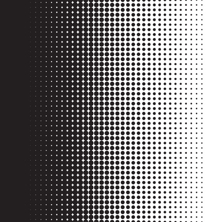 Halftone dots pattern gradient in vector formatのイラスト素材