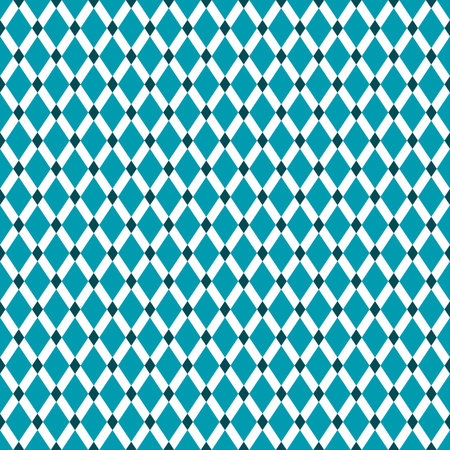Seamless Teal Diamond Pattern