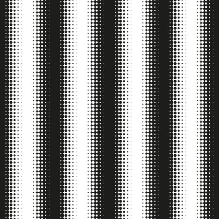 Seamless Black and White Halftone Pattern Stripe Background Wallpaperのイラスト素材