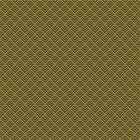 Seamless Gold Art Deco Patternのイラスト素材