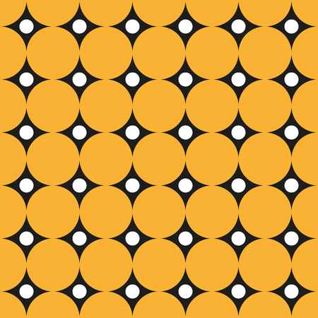 Seamless intersecting circle dot pattern texture backgroundのイラスト素材