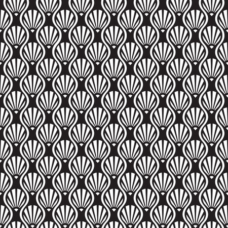 Abstract Seamless Art Deco Vector Patternのイラスト素材