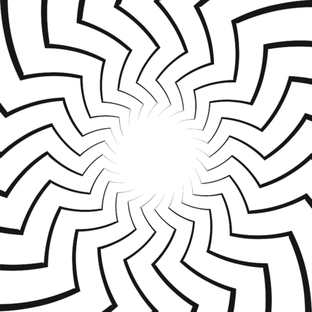 Op Art Spiral Swirl Background.のイラスト素材