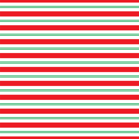 Seamless Christmas Stripe Wrapping Paper Patternのイラスト素材