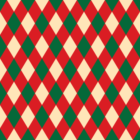 Seamless Christmas wrapping paper pattern.のイラスト素材
