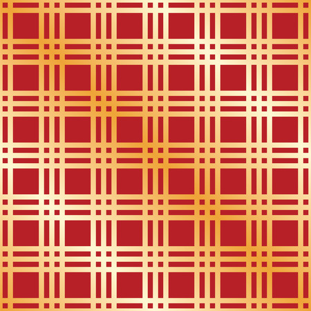 Seamless Christmas check wrapping paper patternのイラスト素材