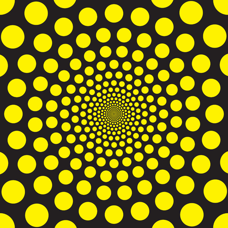 Abstract radiating dot pattern backgroundのイラスト素材