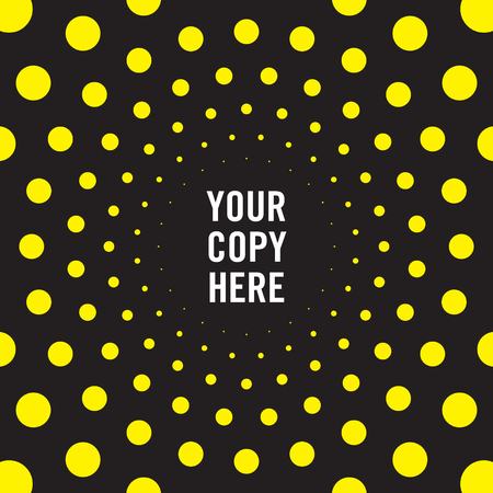 Abstract radiating dot pattern backgroundのイラスト素材