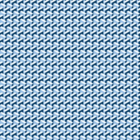 Seamless abstract 3d construction block pattern