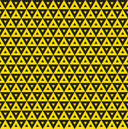 Seamless yellow triangle patternのイラスト素材