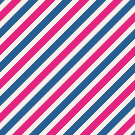 Seamless stripe pattern background in pink and blueのイラスト素材