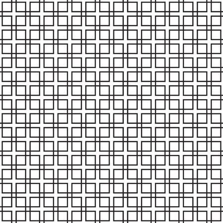 Seamless overlapping square pattern backgroundのイラスト素材