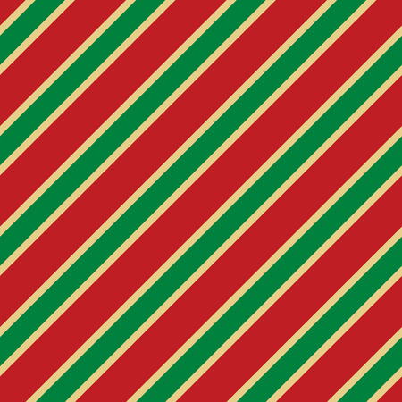 Seamless Christmas Stripe Patternのイラスト素材