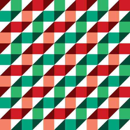 Seamless Christmas gift wrapping paper pattern. Spiral fold pattern.のイラスト素材
