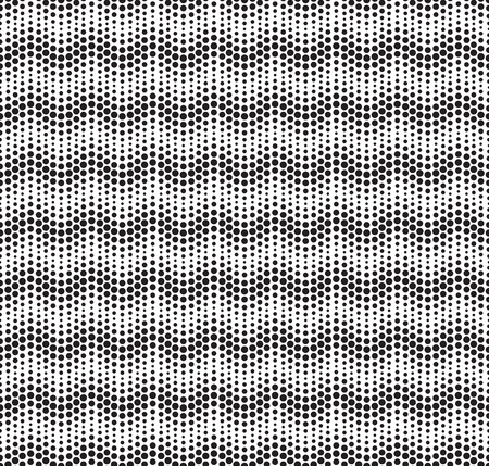 Seamless rippling dot wave pattern texture background.のイラスト素材