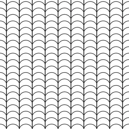 Seamless abstract geometric scale pattern backgroundのイラスト素材