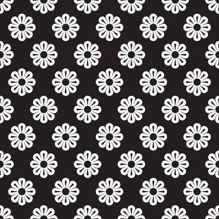Seamless flower wallpaper pattern backgroundのイラスト素材