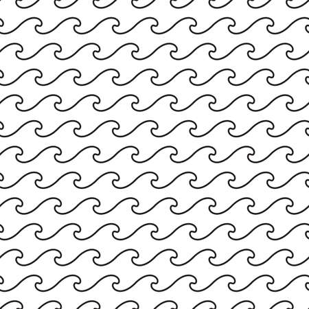 Seamless abstract wave pattern backgroundのイラスト素材