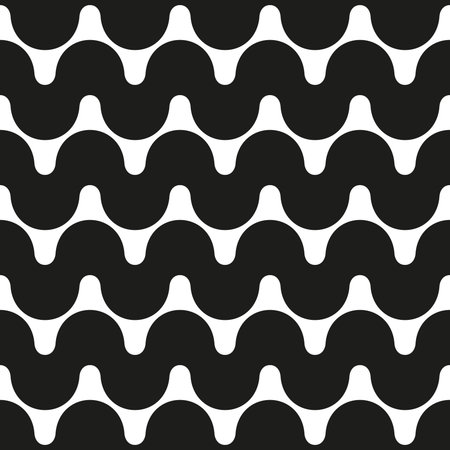 Seamless wave abstract pattern background