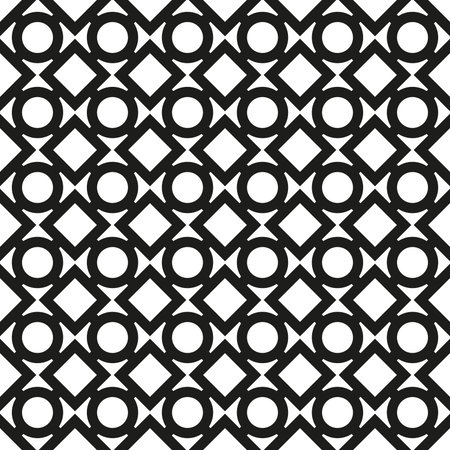 Seamless abstract geometric vintage pattern backgroundのイラスト素材