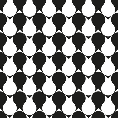 Seamless circle intersect pattern abstract geometric backgroundのイラスト素材