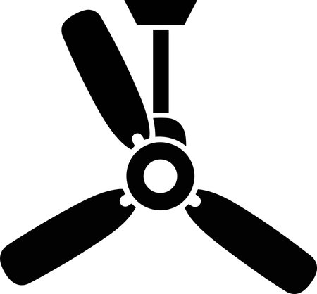 Propeller icon isolated on white background. Vector Illustration.のイラスト素材