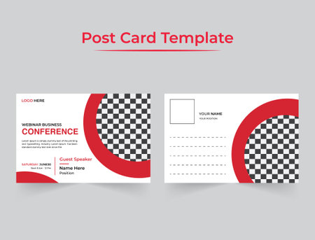 Modern and Simple Business EDDM Postcard or Postcard Templateのイラスト素材