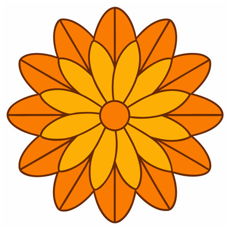 Leaf Flat vector illustration  on a white background.のイラスト素材