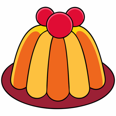 Candy flat vector illustration white backgroundのイラスト素材