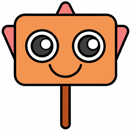 Photo Booth Props flat vector illustration white backgroundのイラスト素材