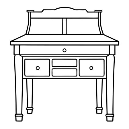 Furniture furniture icon. Outline illustration of furniture furniture vector icon for webのイラスト素材