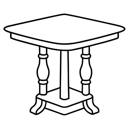 table with chair isolated icon vector illustration design, vector illustration  graphicのイラスト素材