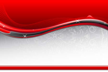 illustration of floral pattern on abstract backgroundのイラスト素材