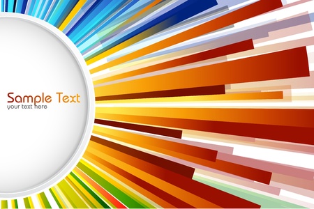 illustration of abstract background with colorful stripes in blueのイラスト素材