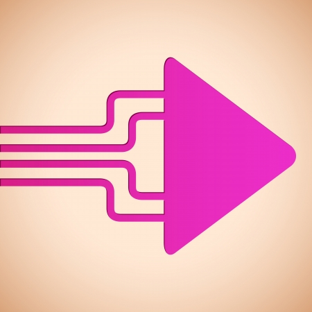 illustration of infographics options with arrow for presentation and promotionのイラスト素材