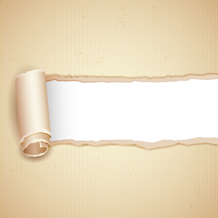 illustration of colorful torn paper on textured background for messageのイラスト素材