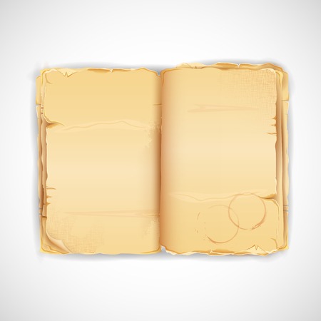 illustration of vintage paper of antique bookのイラスト素材